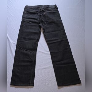 Levi's 569 Loose Black Jeans 34x30 Stretch